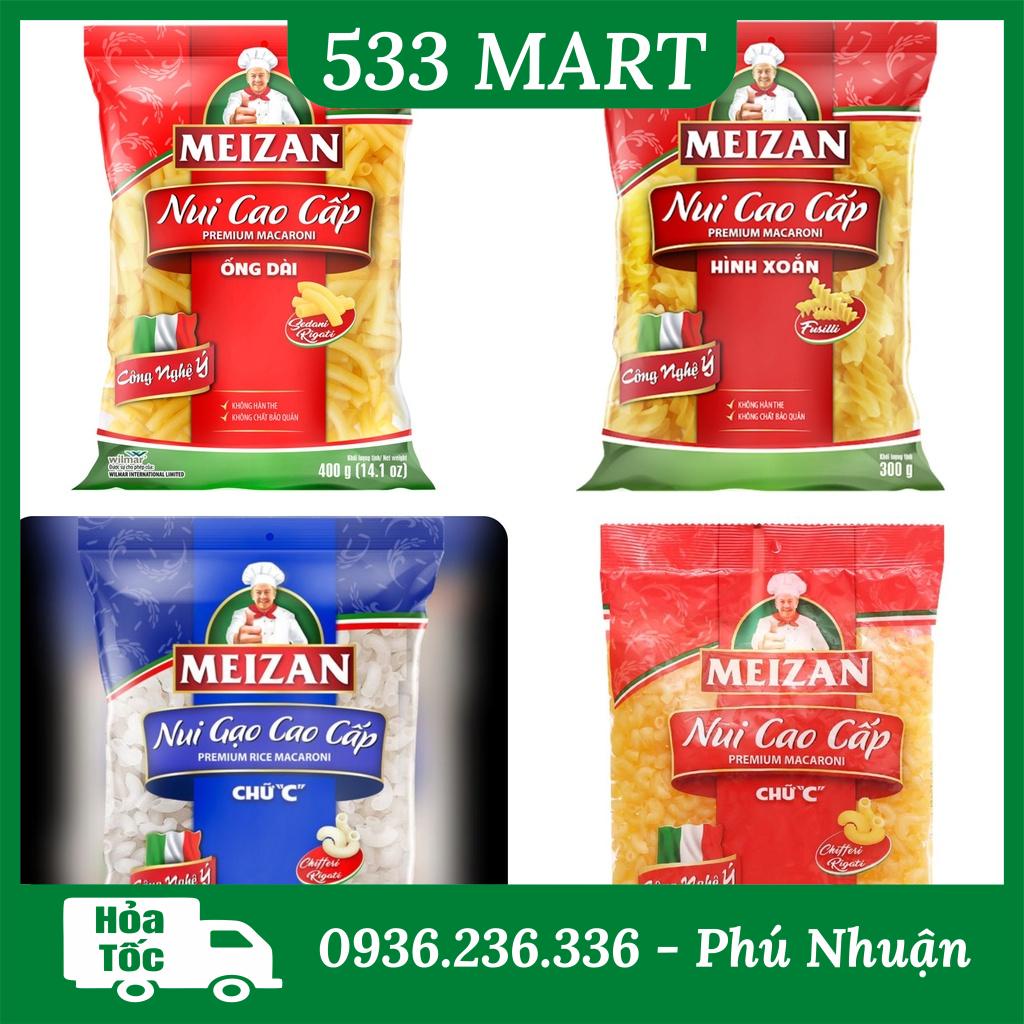 Nui Meizan Nui vàng/ Nui gạo/ Nui xoắn 200g/ 300g/ 400g