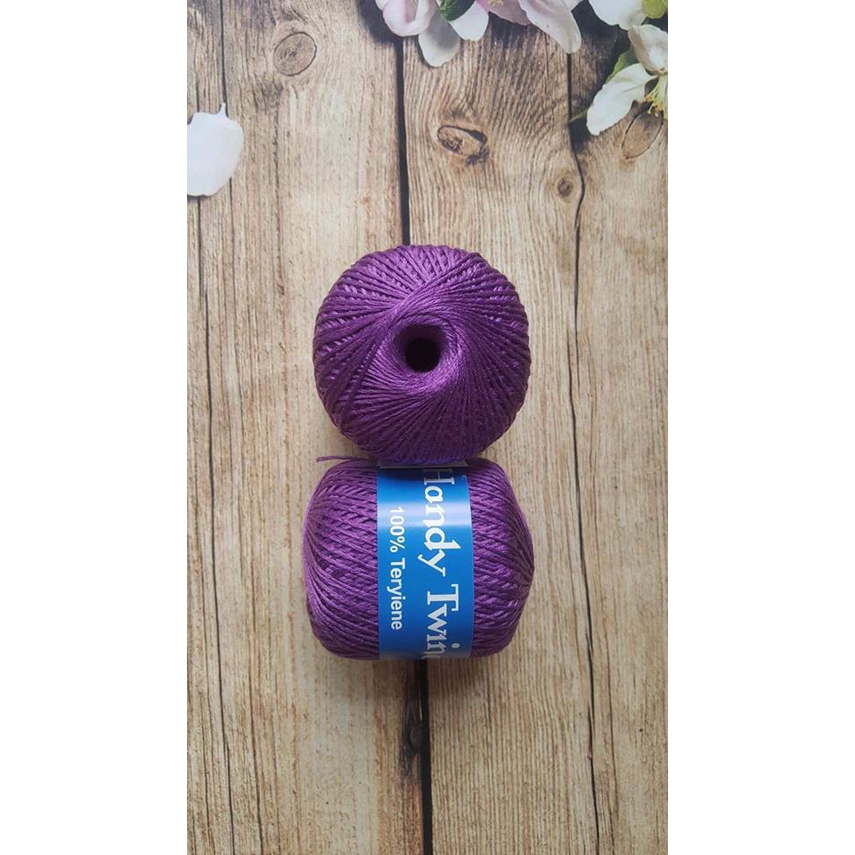 Sợi cotton lụa ( bảng màu hồng, trắng)