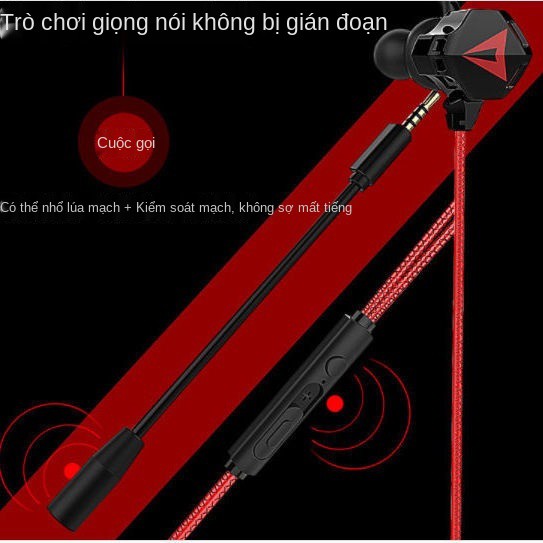 ☄✆PUBG/GLQM có dây Tai nghe gaming Mic rất chuyên nghiệp thể thao điện tử TY-C 3,5 mm mới micrô cho các trò chơi trên th