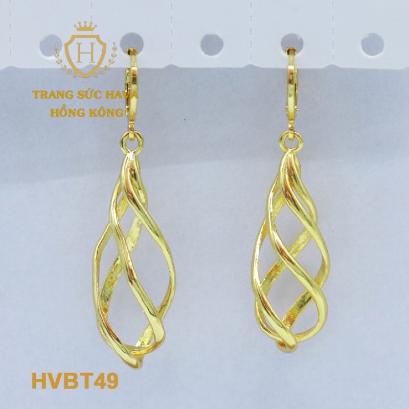 bông tai mạ vàng