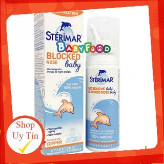 Xịt cá heo cam, nước Muối Biển Sterimar Pháp 100ml