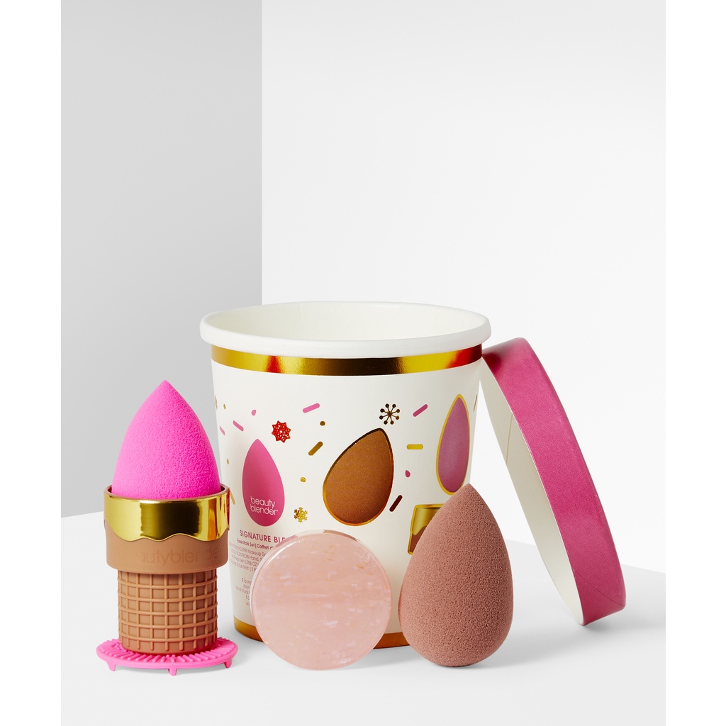 Beauty Blender - Set Đựng &amp; Mút Beauty Blender Single Scoop Blend &amp; Store Duo