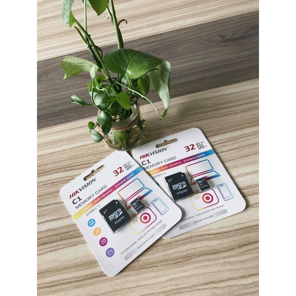 Thẻ nhớ chuyên Camera micro SD 32GB - 64GB HIKVISION - Hàng Chính Hãng