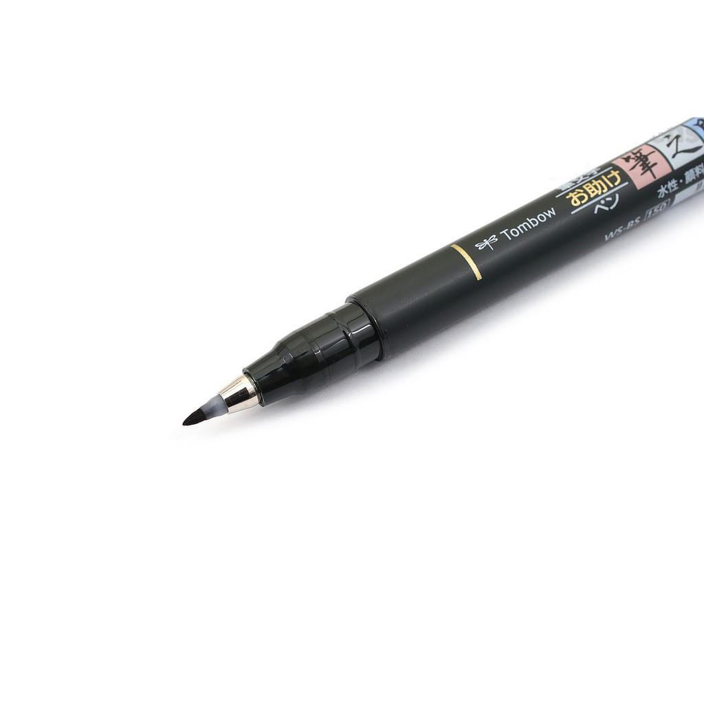 Bút lông đầu cọ viết calligraphy Tombow Fudenosuke GCD-112 – Màu đen (Black)