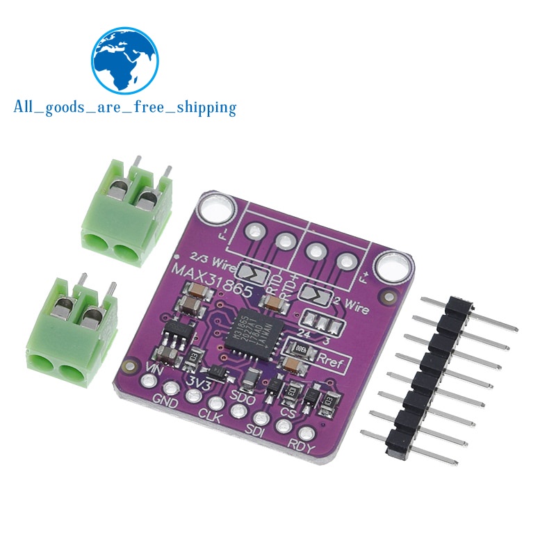 Mô Đun Cảm Biến Nhiệt Độ Max31865 Pt100 To Pt1000 Rtd-To-Digital Module 3.3v / 5v Cho Arduino