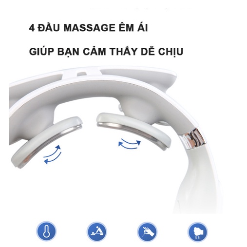 Máy massage cổ vai gáy FINOSE chính hãng, massage trị liệu, làm giảm cơn đau nhanh chóng