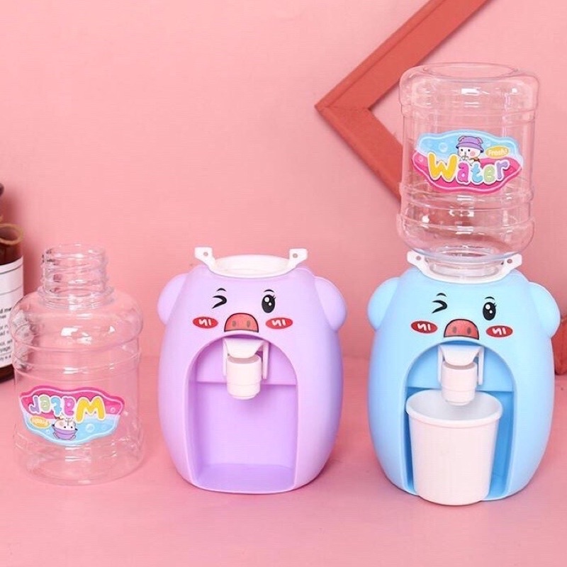 Bình rót nước mini cho bé, đồ chơi bình nước để bàn hình thú siêu yêu