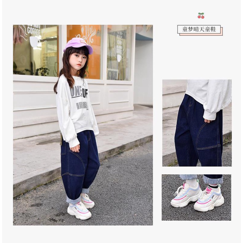 Hàng Mới Về [Hàng Mới Về] Giày Thể Thao Cotton Có Dây Buộc Nhiều Màu Sắc Phong Cách Thể Thao Phù Hợp Với Mùa Thu Và Mùa Đông Cho Bé Gái/Bé Gái