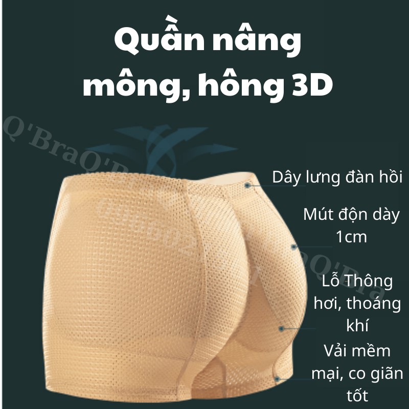 Quần nâng mông nâng hông siêu quyến rũ đồ lót định hình vùng hông và mông tự nhiên hàng chuẩn