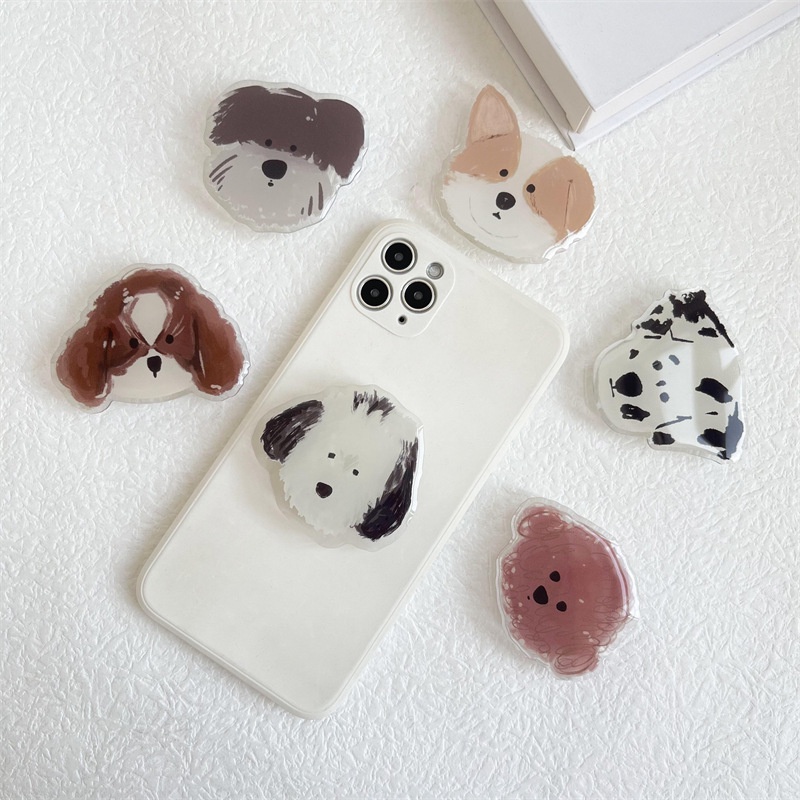 Giá Đỡ Điện Thoại/popsocket hình cún dễ thương