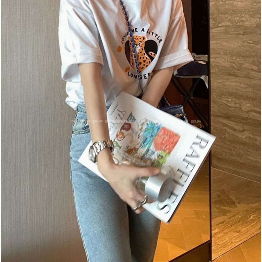 Áo Phông Freesize Cộc Tay In Hình Hổ Hot Trend Chất Vải Cotton 4 Chiều Mềm Mịn Không Gây Kích Ứng Da- S87