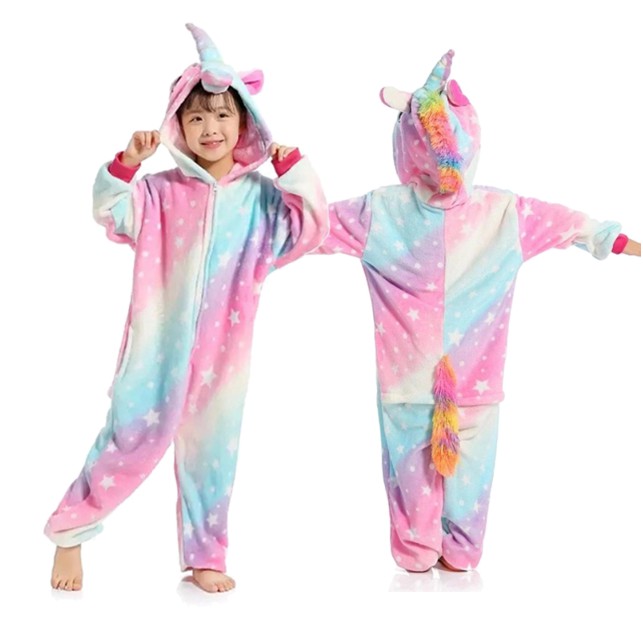 Set đồ ngủ pijama hình ngựa 1 sừng dễ thương cho bé