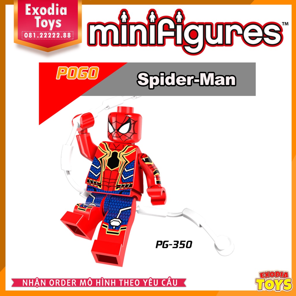 Xếp hình Minifigure Siêu anh hùng vũ trụ Marvel và DC Comics - Đồ Chơi Lắp Ghép Sáng Tạo - POGO PG8084