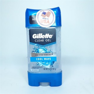 Gel khử mùi cho nam Gillette Clear Gel Cool Wave 107g
