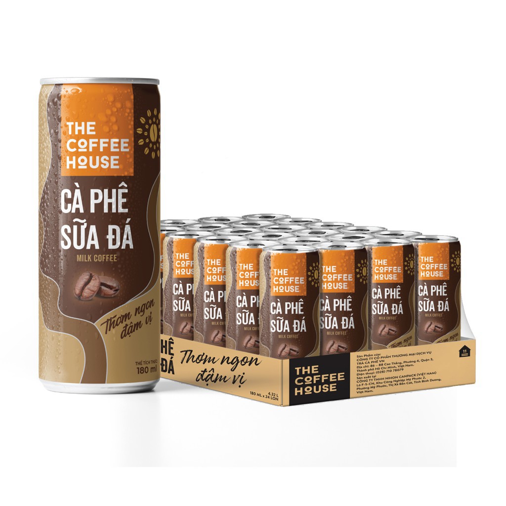 Cafe Sữa Lon The Coffee House (180ml/Lon) | BigBuy360 - bigbuy360.vn