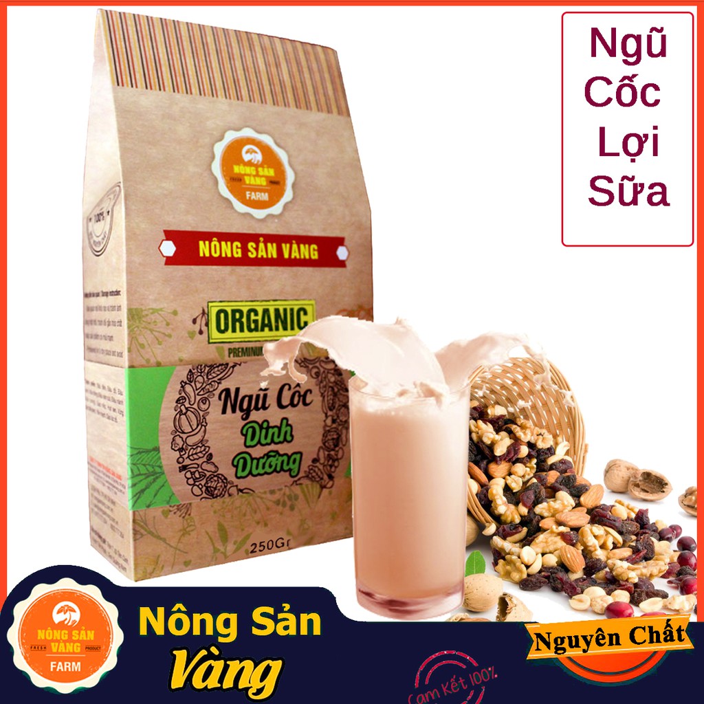 Bột Ngũ Cốc Giảm Cân Tăng Vòng 1 250gr (HandMade) - Nông Sản Vàng