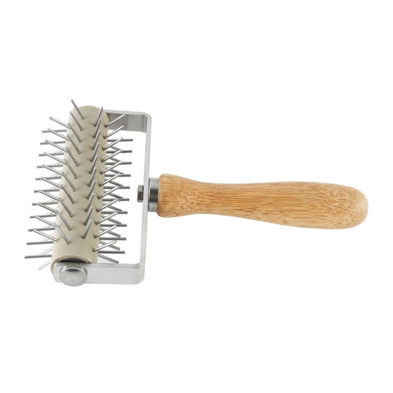 Cây Lăn Tạo Lỗ Cho Bánh Pizza Bằng Thép Không Gỉ Tiện Dụng