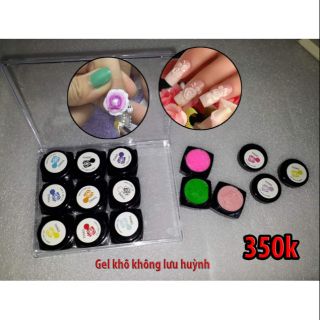 Gel khô không lưu huỳnh set 12 màu PK nail