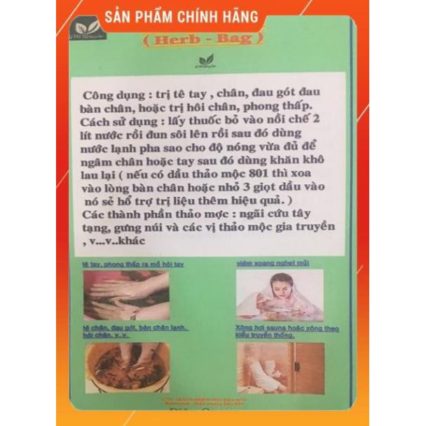 Túi Thảo Mộc Ngâm Chân Diệu Quang 801