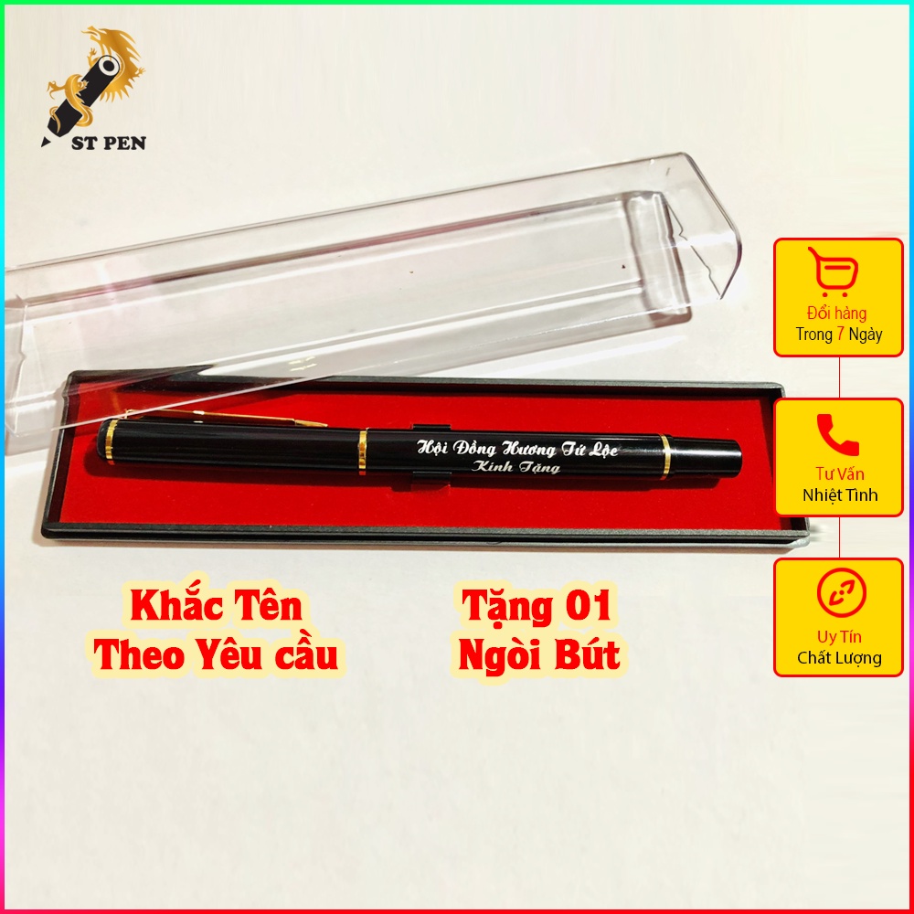 [RẺ VÔ ĐỊCH] Bút ký kim loại giá rẻ ST09,ngòi bi 0.5mm,Nhận Khắc Tên,In Logo Theo Yêu - ST PEN