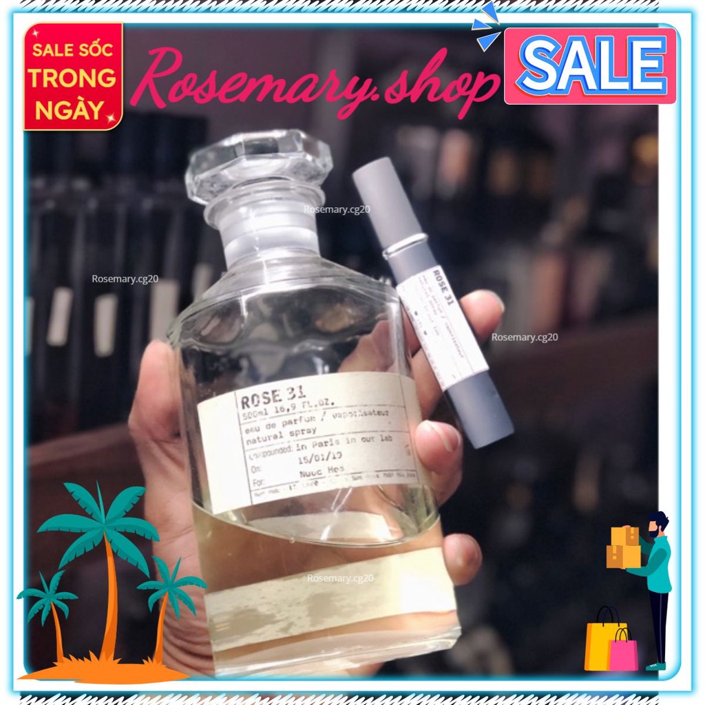 [ROSE_MARY] Mẫu thử nước hoa le labo rose 31 dạng xịt 10ml