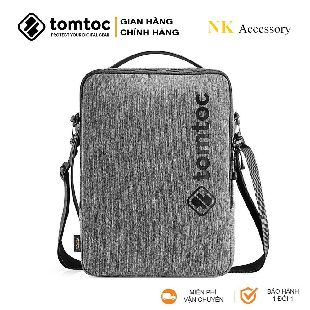 Túi Đeo Chéo 13/15 inch Tomtoc Urban shoulder bag for Ultrabook / Macbook  Gray - (H14-C01G)  - 𝐍𝐊.𝐀𝐜𝐜𝐞𝐬𝐬𝐨𝐫𝐲