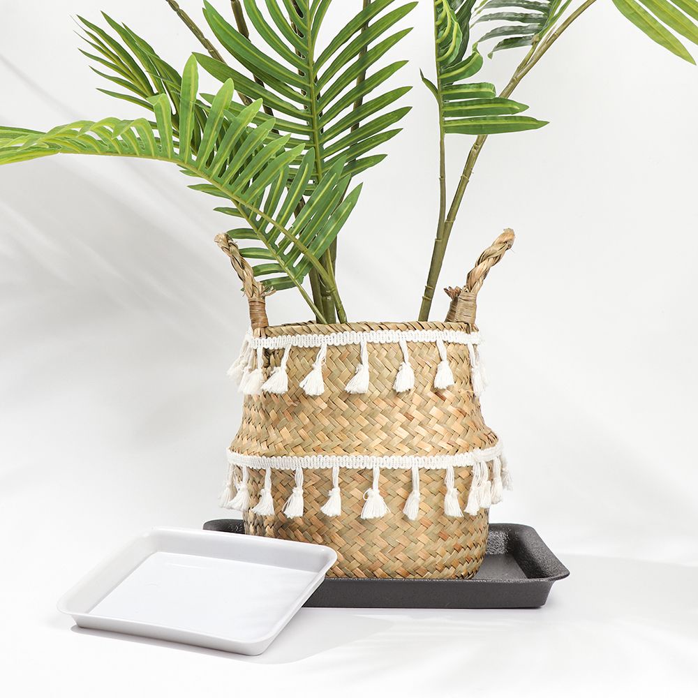 1 Khay Nhựa Hình Chữ Nhật Nhiều Màu Dùng Trồng Cây Trong Nhà / Ngoài Trời