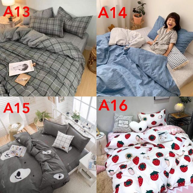 FREESHIPChăn Ga Gối Coton poly hàng nhập khẩu cao cấp.( nhắn tin chọn mẫu)❤️miễn phí bo chun❤️