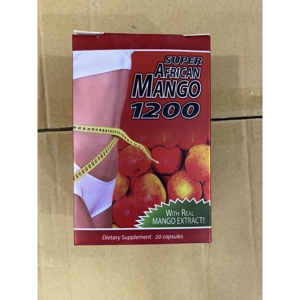 Viên uống giảm cân SUPER AFRICAN MANGO 1200 ,Giảm cân an toàn hiệu quả không tác dụng phụ gây mệt mỏim