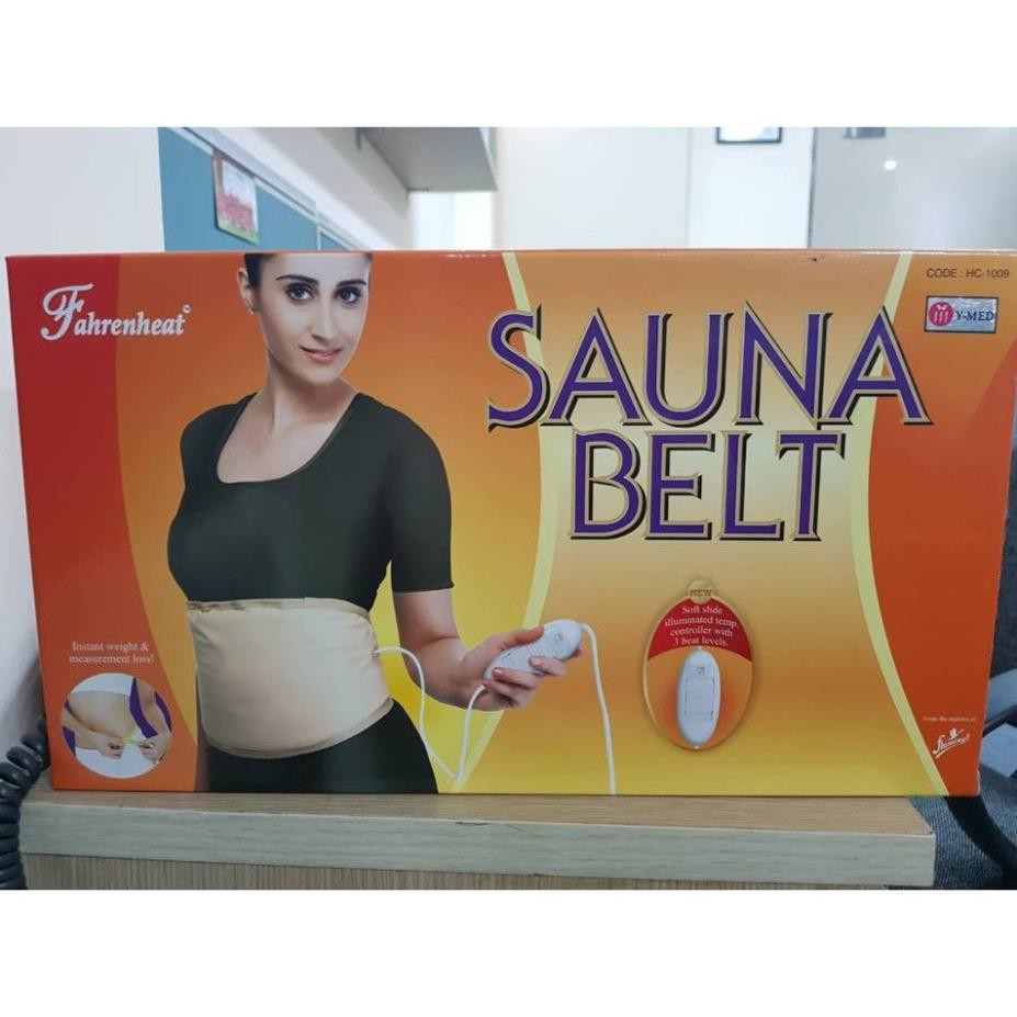 Đai quấn nóng giảm béo, giảm mỡ bụng SAUNA BELT - SPAMALL