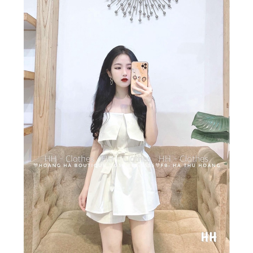 Set 2s thô buộc eo quần sooc bộ thô chuẩn l1 hotgirl quần sooc siu đẹp-MINXY SHOP