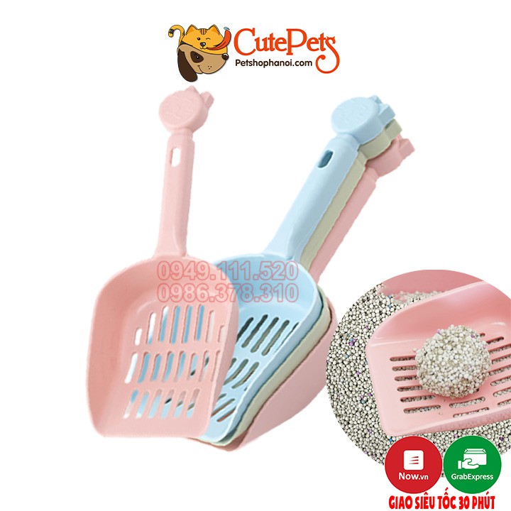 Xẻng xúc cát cho mèo - CutePets Phụ kiện thú cưng Pet Shop Hà Nội