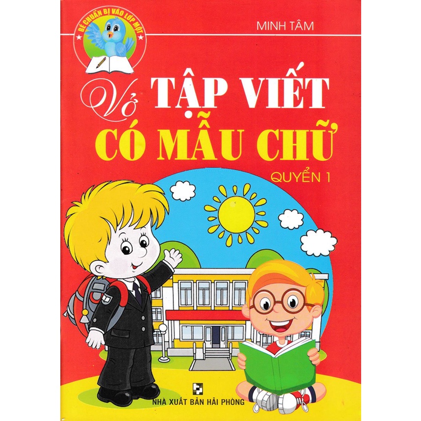 SÁCH - combo vở ô li + vở tập viết theo mẫu chữ (bộ 5 cuốn) - HAB