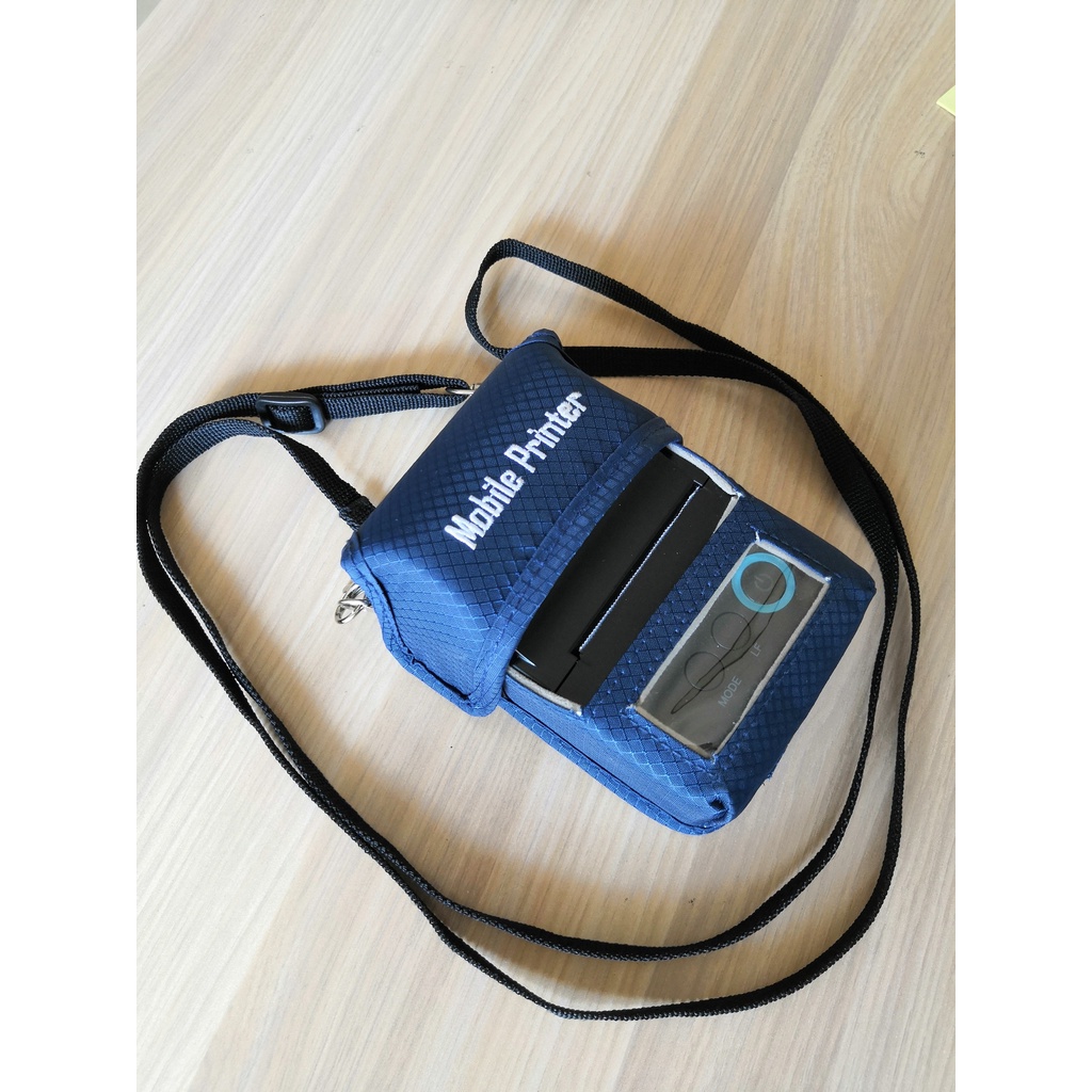 Túi Đựng Máy In bluetooth, máy in nhiệt Kèm Dây Đeo