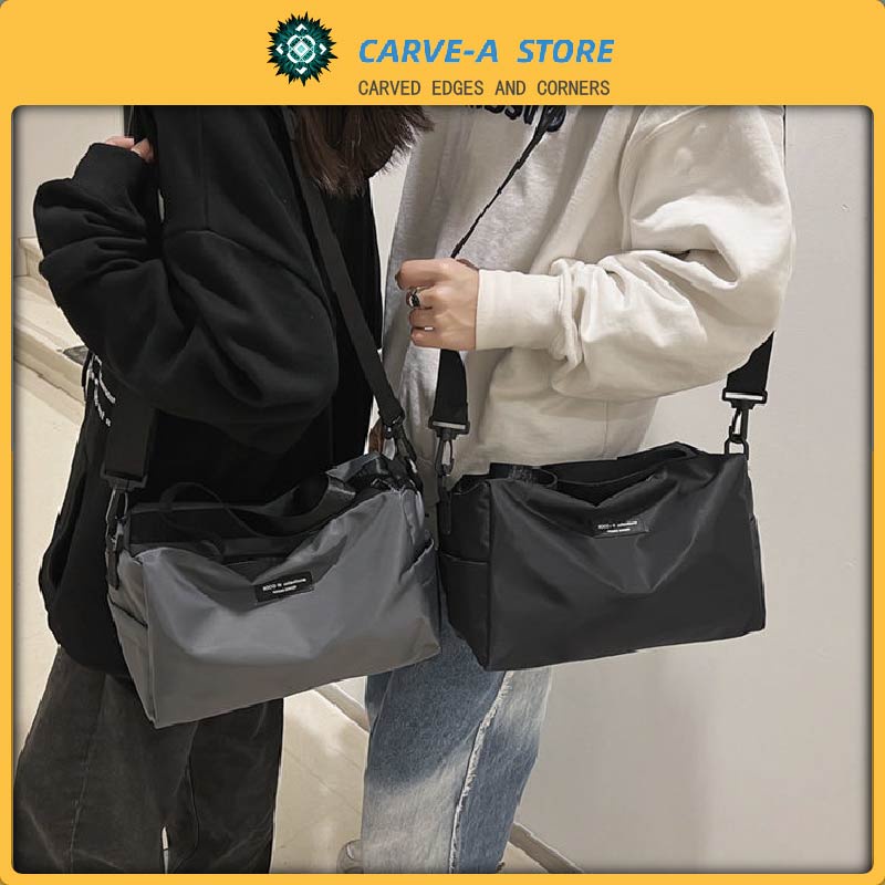Carve.A Store Túi Đeo Chéo Vai Sức Chứa Lớn Trọng Lượng Nhẹ Chống Thấm Nước Thoáng Khí Thời Trang Đơn Giản Đựng Đồ Tập Gym / Du Lịch Cho Nam