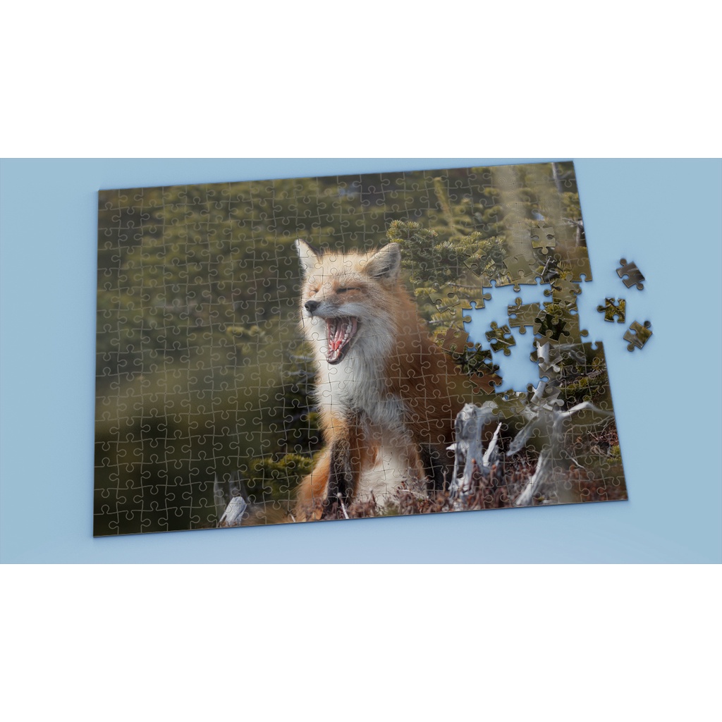 Tranh ghép hình Animal - Tranh ghép hình FOX - Mẫu 1 - Nhận in hình tranh ghép theo yêu cầu