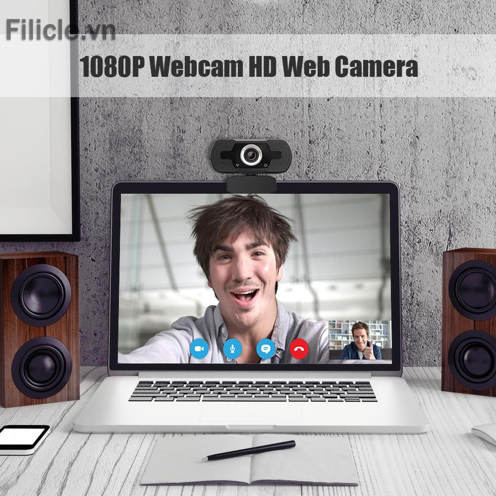 Webcam FILICLE 2MP 1080P Full HD 30fps tích hợp mic | BigBuy360 - bigbuy360.vn