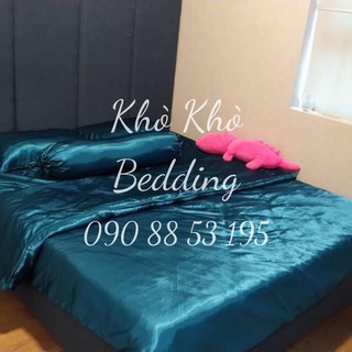 Chăn ga phi lụa cao cấp Khò Khò Bedding.