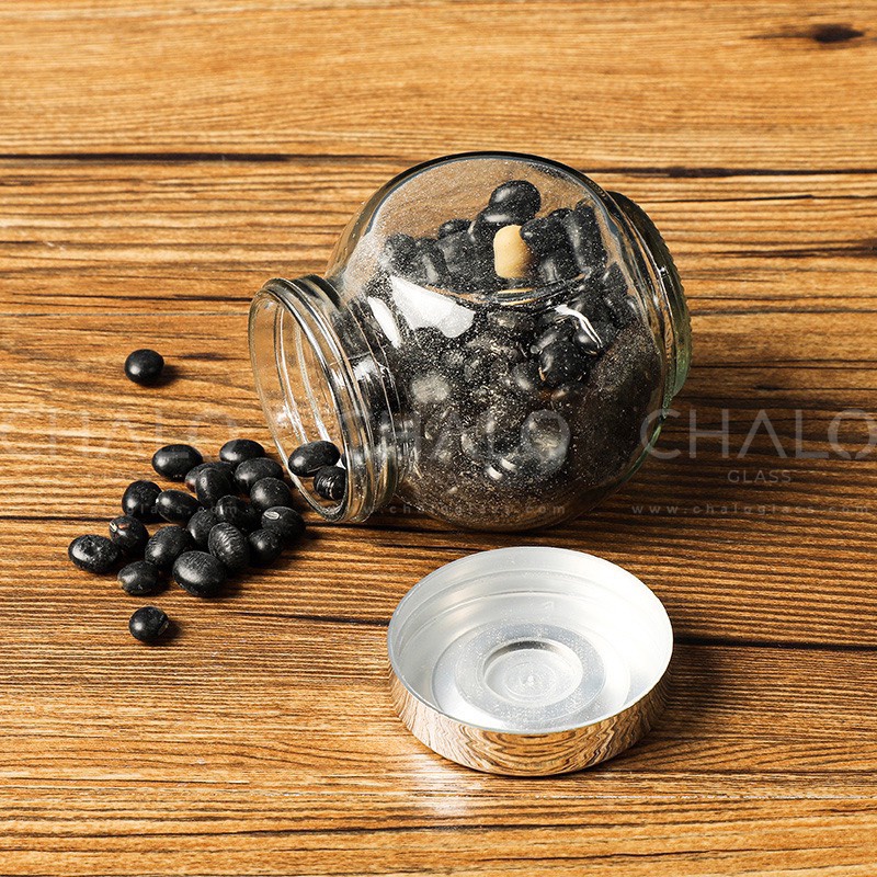 Hũ thuỷ tinh nghiêng nắp nhựa 50ml - 180ml (Hũ trơn, không in hình) - HNG