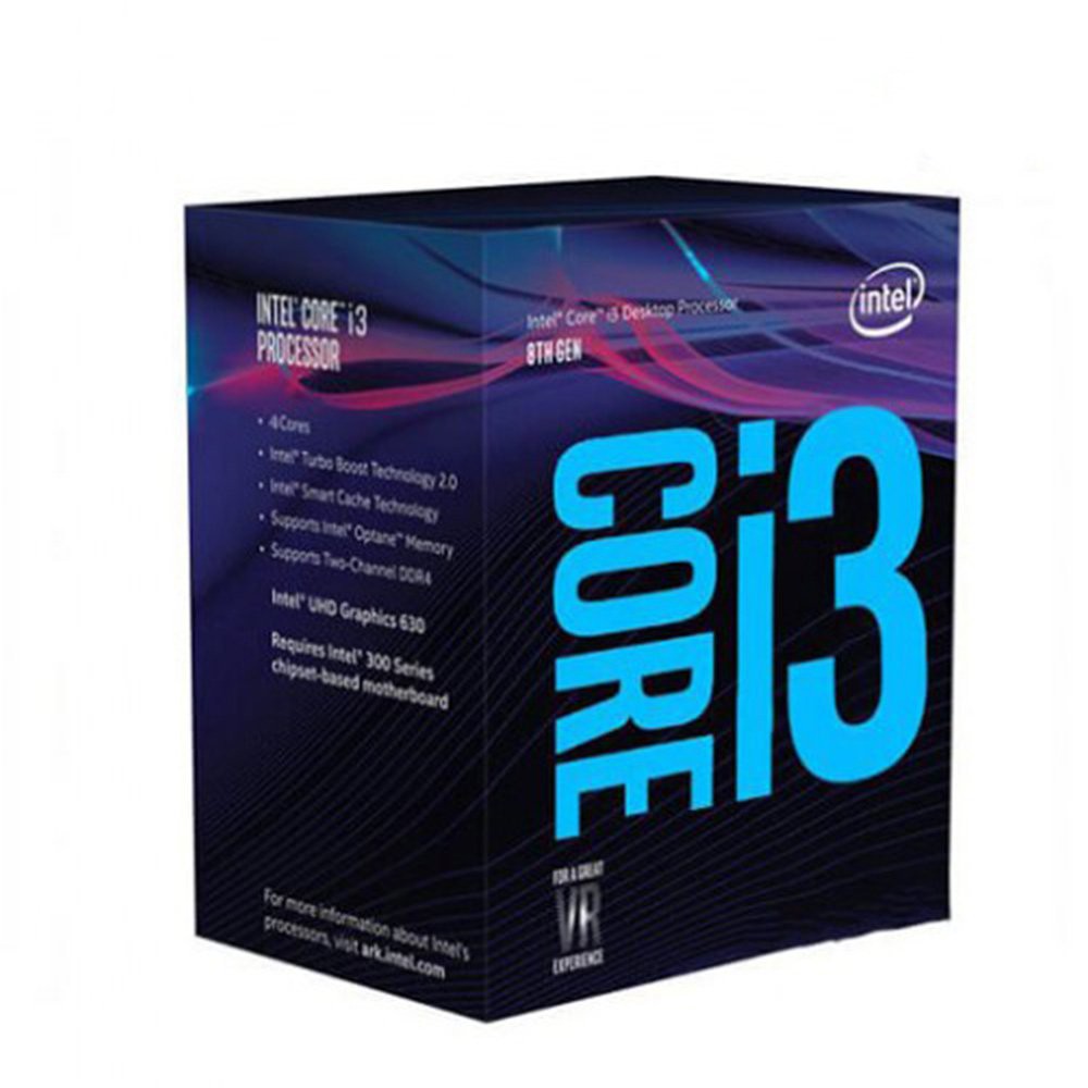 Bộ vi xử lý Intel Core i3 9100F Full Box (3.6Ghz, 4 nhân 4 luồng, 6MB Cache, 65W)-LGA 1151