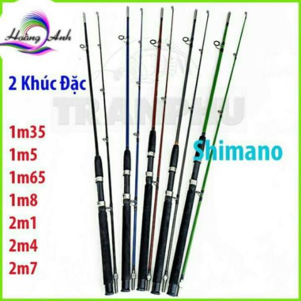 xả hàng Cần Câu Shimano 2 Khúc Đặc đủ sz:1m35 - 2m7