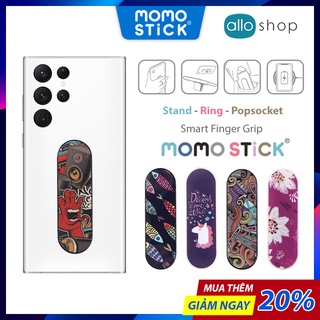 Smart Finger Grip MomoStick Đa Năng 3 Trong 1, Giá Đỡ iP Nhỏ Gọn, Chụp Ảnh Selfie Dễ Dàng Tránh Làm Rơi Điện Thoại