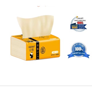 1 GÓI GIẤY ĂN GẤU TRÚC SIPIAO CHÍNH HÃNG ĐỦ 300 tờ