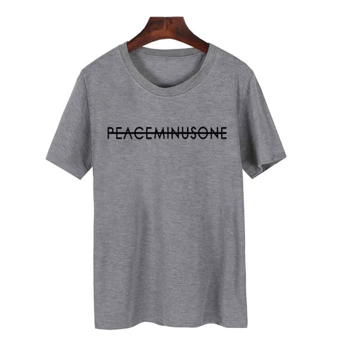 Áo Thun In Chữ Peaceminusone Distro 30s G Dragon Kl4408 Thời Trang Năng Động