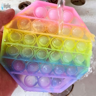 Đồ chơi Pop It ấn bong bóng màu cầu vồng vui nhộn Hình tròn Màu sắc cầu vồng Thần tài Pop It để giảm căng thẳng Pop It Đồ chơi Tik Tok giá rẻ Thần tài Pop It Round Foxmind Giảm căng thẳng cho trẻ em