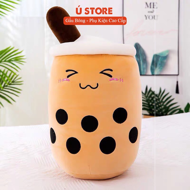 [Mã LIFE0503TOYS giảm 10% đơn 0Đ] Gấu bông Trà sữa, Bông mềm mịn, size 35-45cm