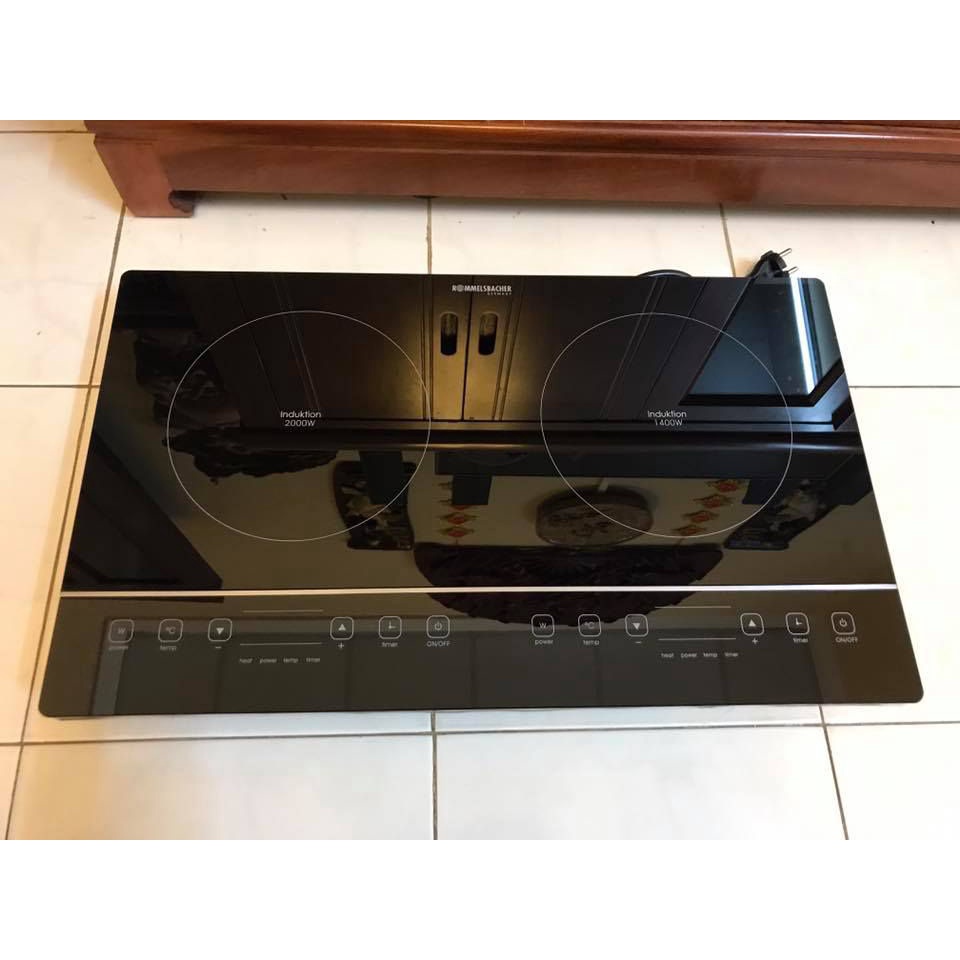 Bếp từ đôi Rommelsbacher CT 3405/IN, bếp lắp dương