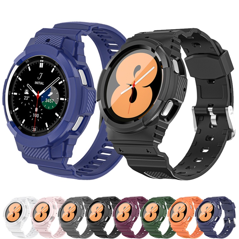 Dây Đeo Bằng Sợi Carbon Cao Cấp Cho Đồng Hồ Thông Minh Samsung Galaxy Watch 4 44mm 40mm 4 Classic 46mm/42mm