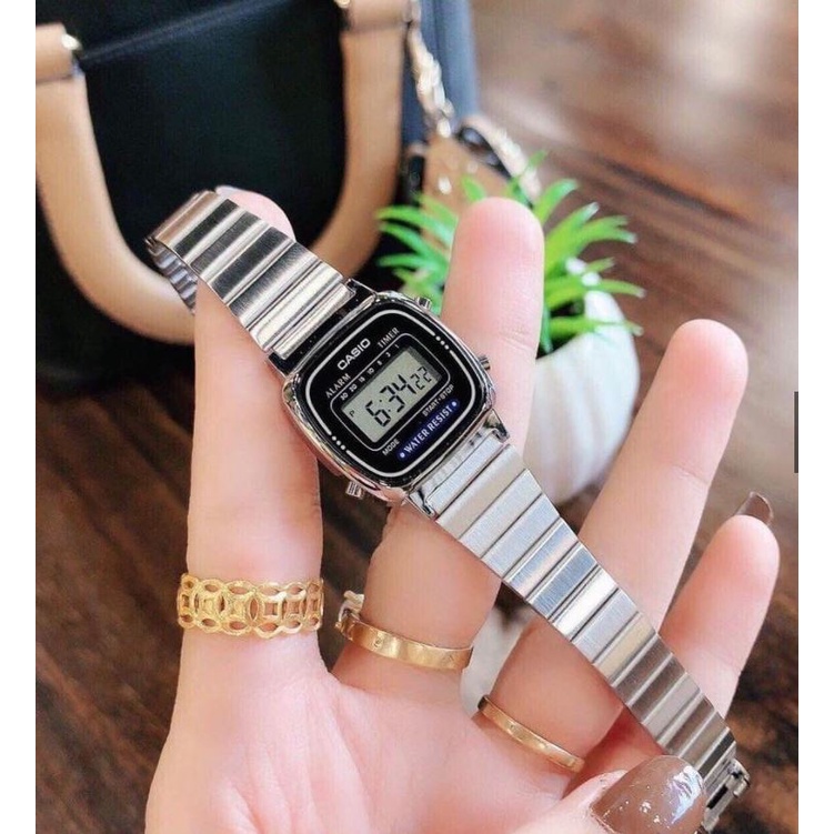 Đồng hồ nữ LA670 quý phái, siêu phẩm casio Full box tặng kèm pin, cam kết bảo hàn