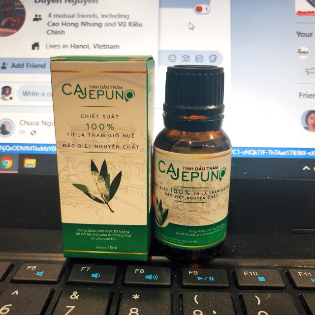 Tinh dầu tràm Cajepun chống cảm, thư giãn 15ml